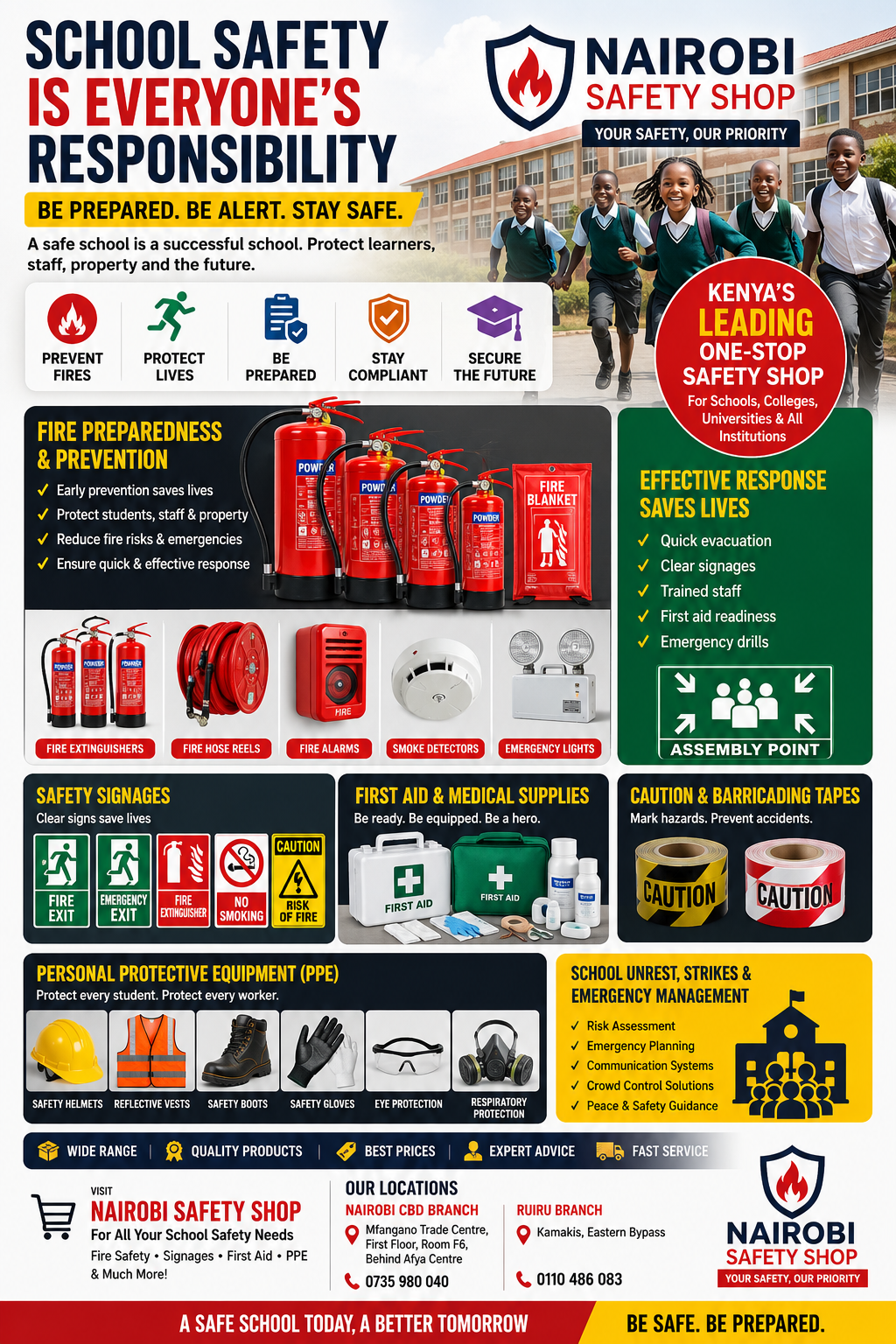 School Safety in Kenya: Fire Preparedness, Prevention and Effective Emergency Response for Schools