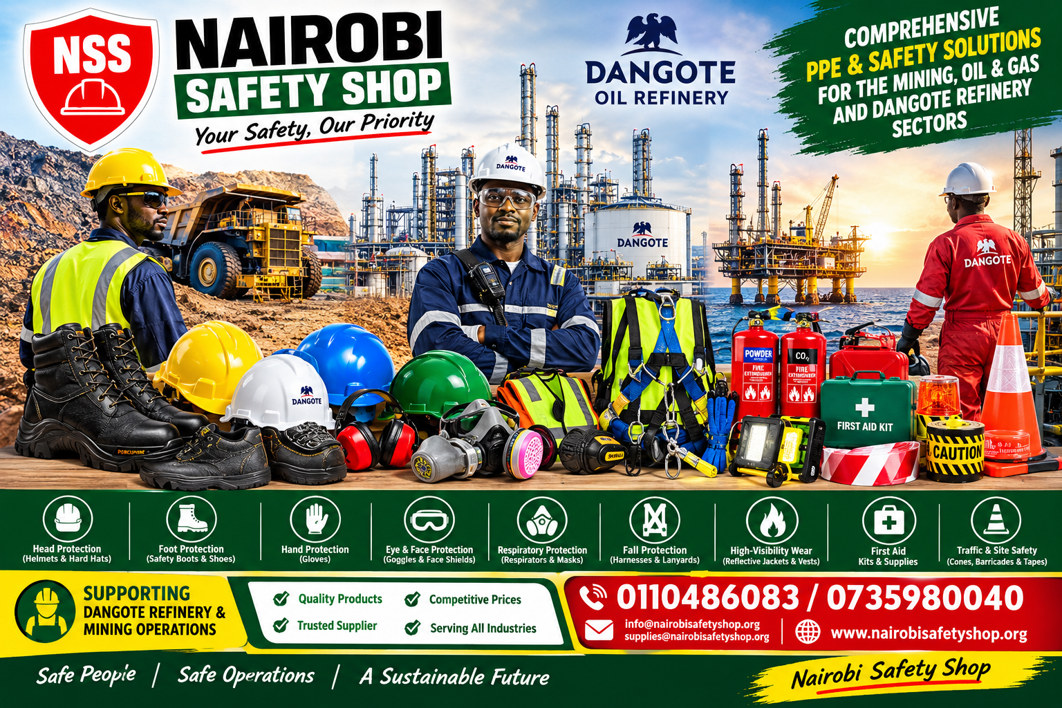 PPE for Dangote Refinery, Mining, Oil & Gas | Nairobi Safety Shop