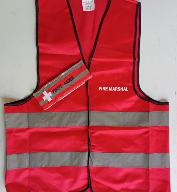 BRANDED FIRE MARSHAL REFLECTIVE VESTS