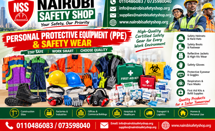 Nairobi Safety Shop | PPE Supplier & Safety Wear in Kenya