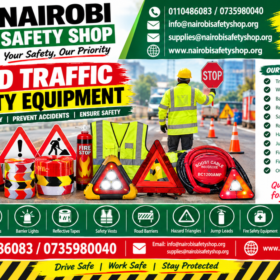 Road Traffic Safety Equipment in Kenya | Nairobi Safety Shop