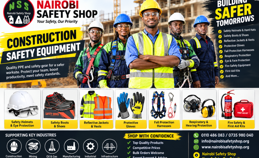 Construction Safety Equipment in Kenya | Nairobi Safety Shop