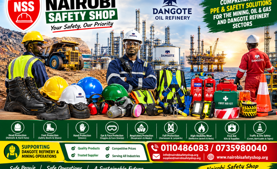 PPE for Dangote Refinery, Mining, Oil & Gas | Nairobi Safety Shop