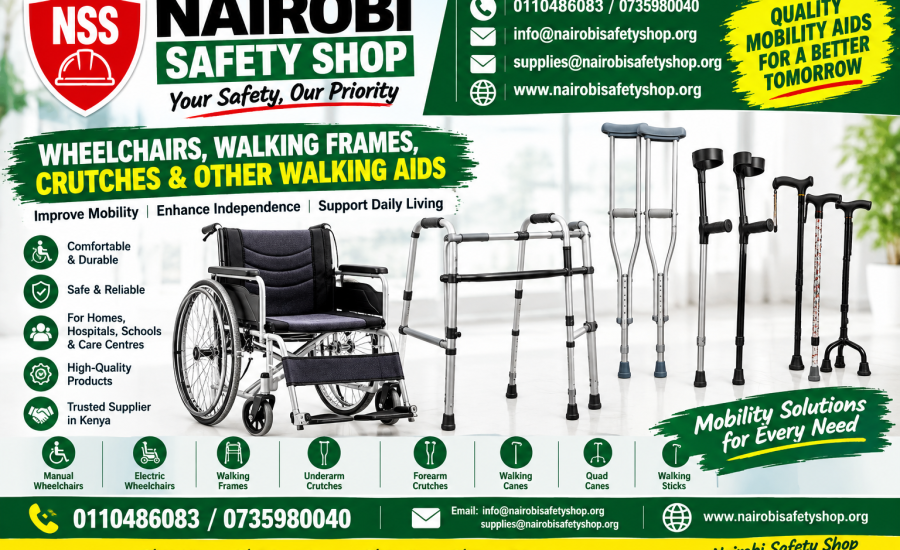 Wheelchairs, Walking Frames & Crutches in Kenya | Nairobi Safety Shop